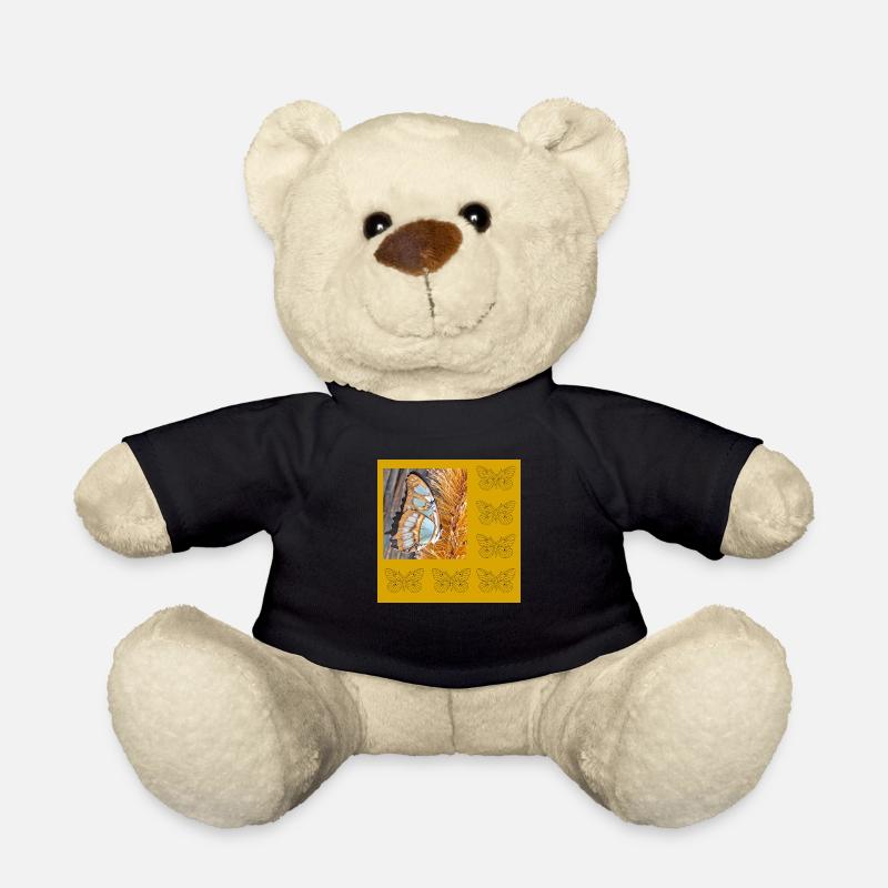 Schmetterling - Teddy - Schwarz