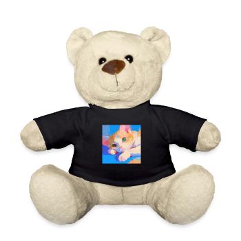 Chat, Motif De Chat - Nounours - noir - Devant