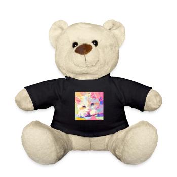 Chat, Motif De Chat - Nounours - noir - Devant