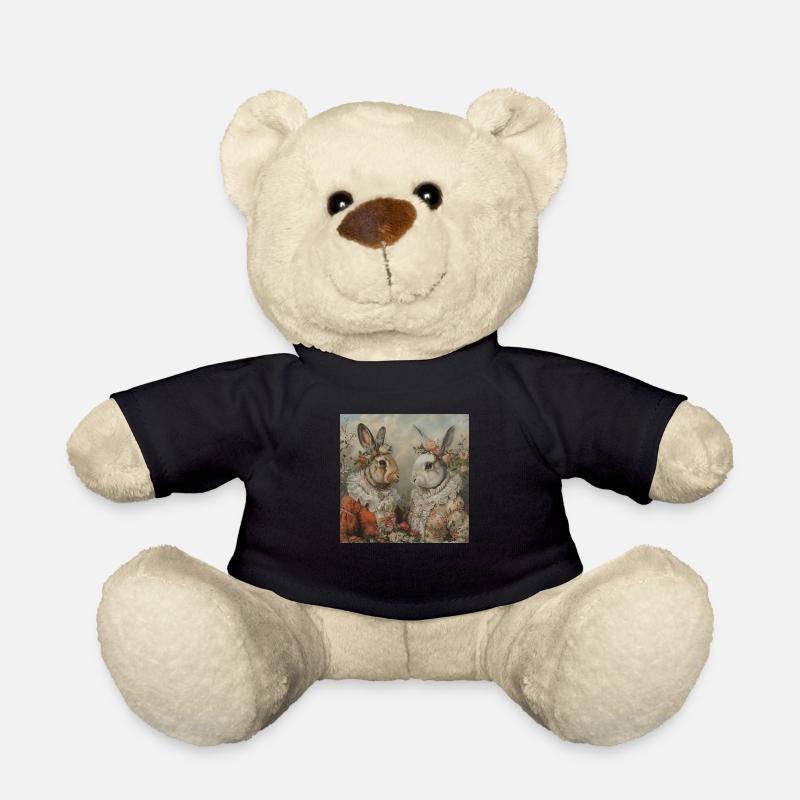 Osterhase - Teddy - Schwarz
