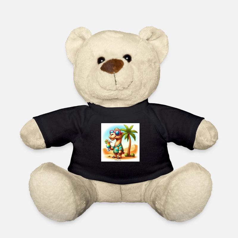 Chameau en vacances - Nounours - noir