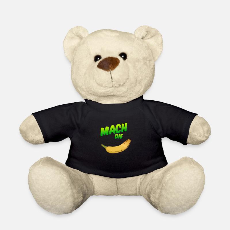 Make the banana - Teddy Bear - black
