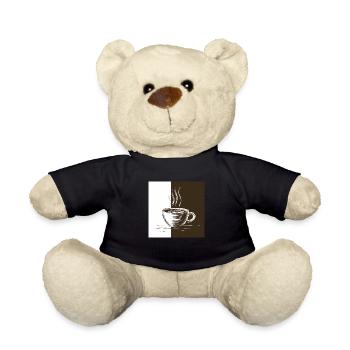 Kaffeezeit - Teddy - Schwarz - Vorne