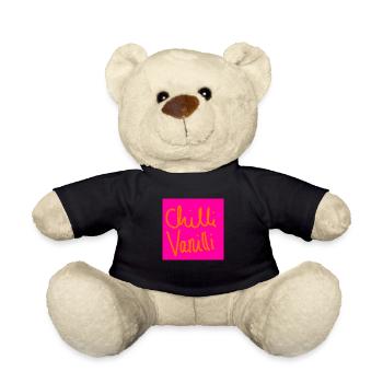 Chilli Vanilli - Teddy Bear - black - Front