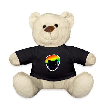 Genervtes Augenrollen : Sticky Queer Pride - Teddy - Schwarz - Vorne