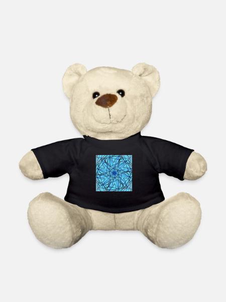 étoile bleue abstraite - Nounours - noir