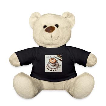 Herz des Cappuccinos - Teddy - Schwarz - Vorne