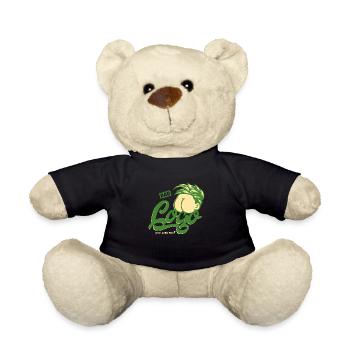 Lustig und abstrakt - Bad logo, go weird - Teddy - Schwarz - Vorne