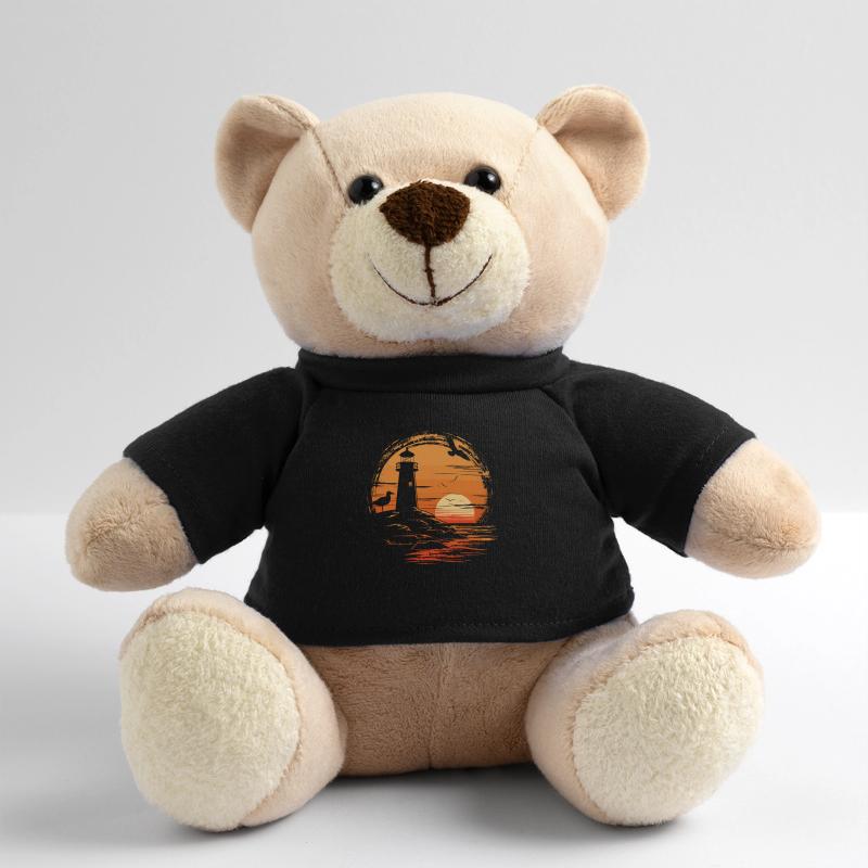 Möwe Seevogel Leuchtturm Sunset Teddy