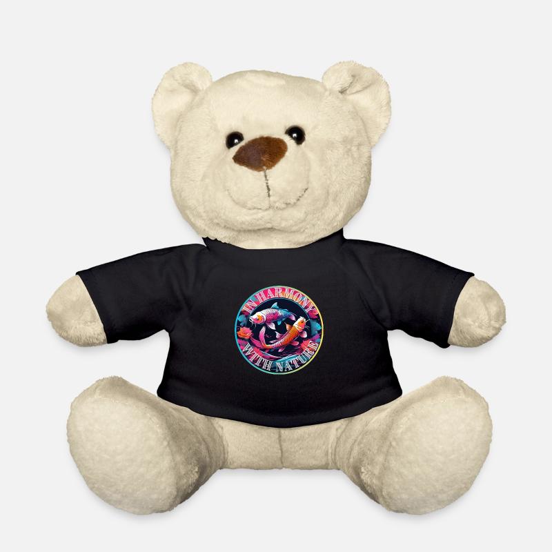 In Harmony with Nature - Teddy Bear - black