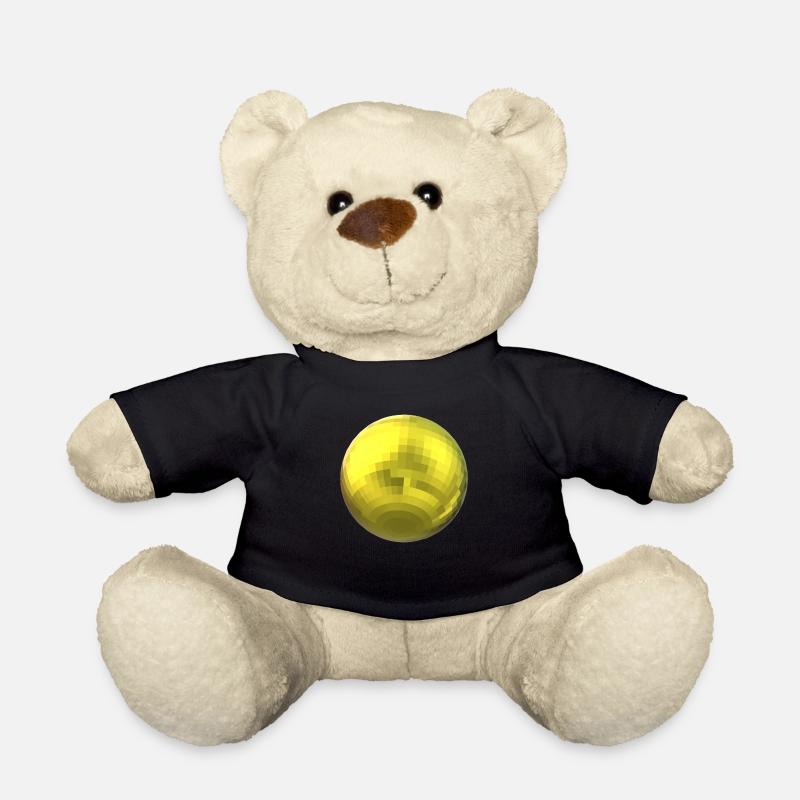 yellow ball - Teddy Bear - black