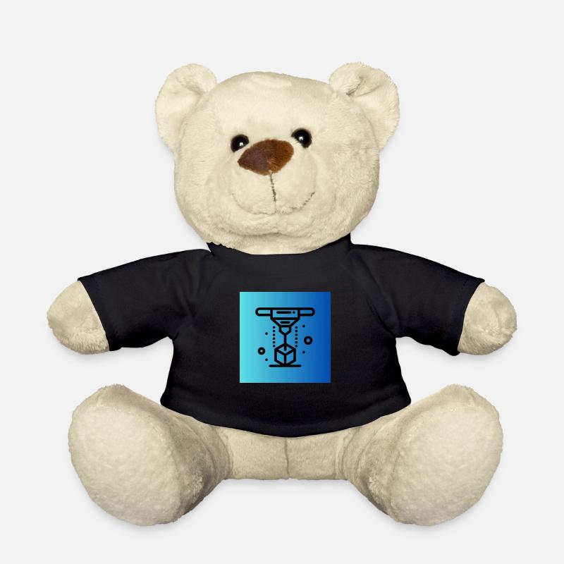 3D Druck - Teddy - Schwarz