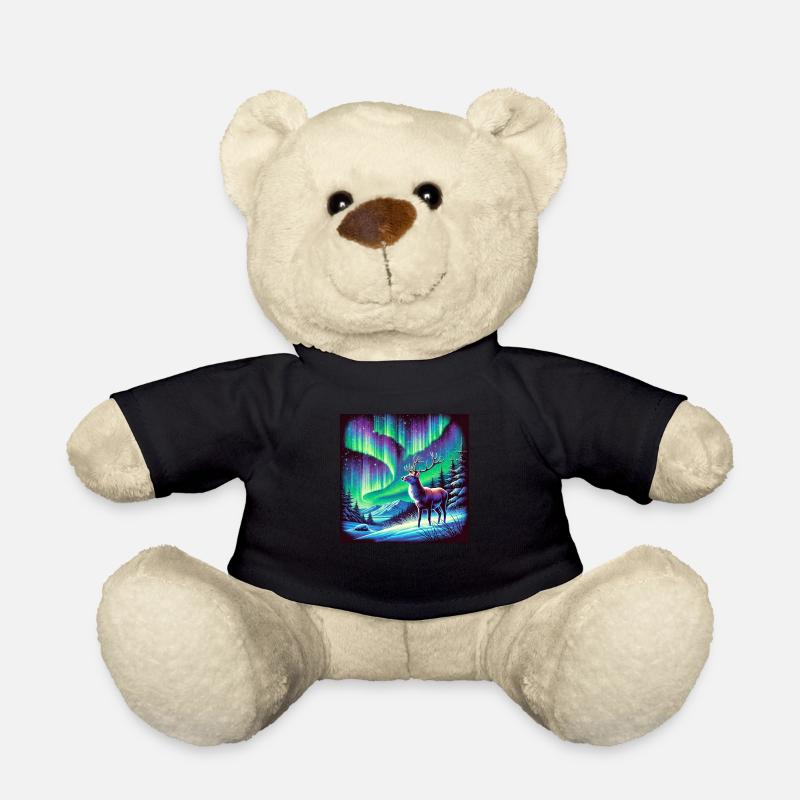 Cerf Aurore boréale - Nounours - noir