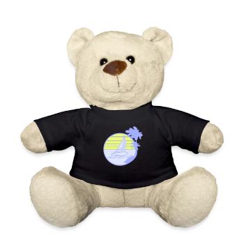 Schiff Sonne Streifen Matrose Kapitän Wasser Boot - Teddy - Schwarz - Vorne