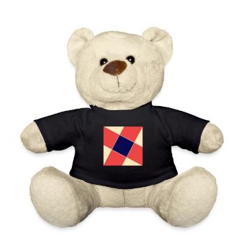 Mehre Vierecke mit verschiedenen Farben - Teddy - Schwarz - Vorne