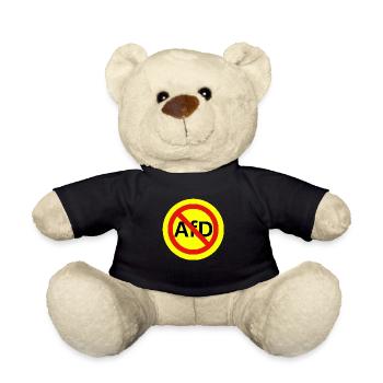 AFD Verbot - Teddy - Schwarz - Vorne