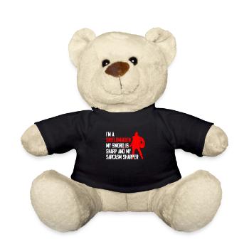 Shieldmaiden Lagertha Germanische Kriegerin - Teddy - Schwarz - Vorne