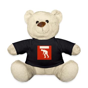 Passen Sie auf Ihren Kopf auf - Teddy - Schwarz - Vorne