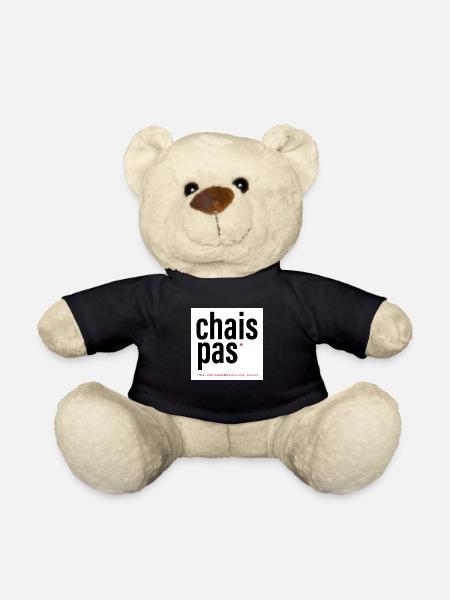 CHAIS PAS / DUNNO - Teddy Bear - black