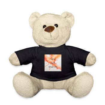 Liberté, Egalité, Pfirsicheistee - Teddy - Schwarz - Vorne