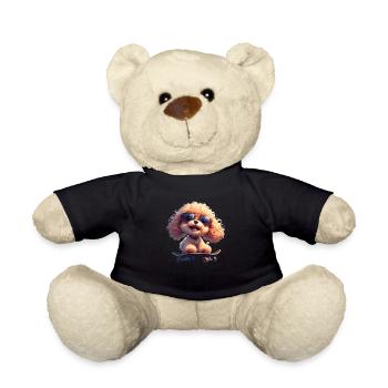 Toy Poodle Power – Tiny Dog, Big Attitude - Teddy Bear - black - Front