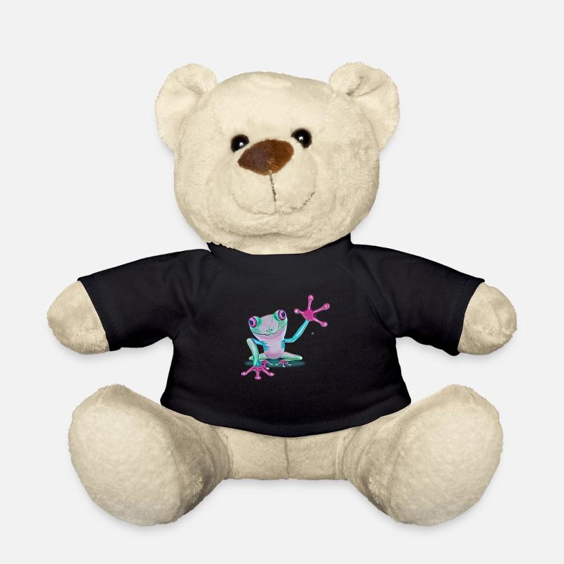 Frosch - Teddy - Schwarz