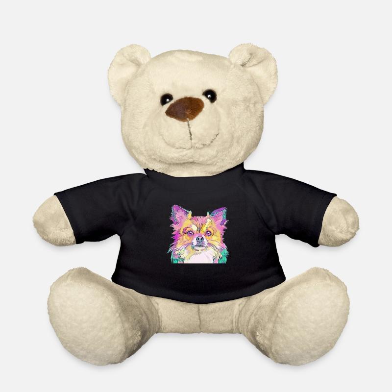 Chien coloré - Nounours - noir