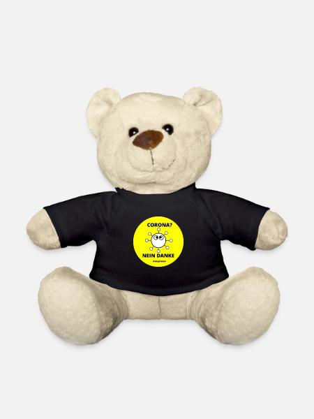 Corona, nein danke - Teddy - Schwarz