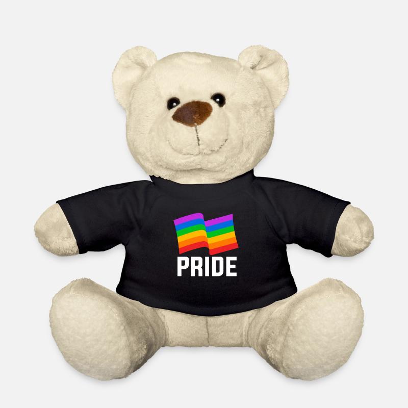 PRIDE Flag - Teddy - Schwarz