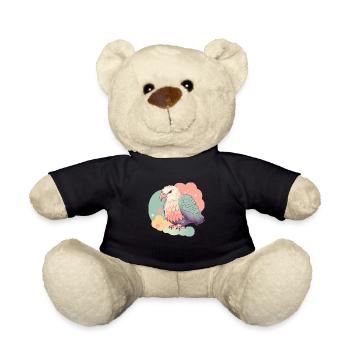 aigle pastel mignon illustration - Nounours - noir - Devant
