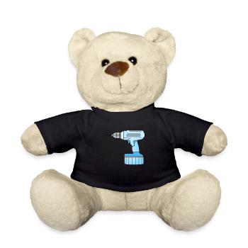 drill - Teddy Bear - black - Front