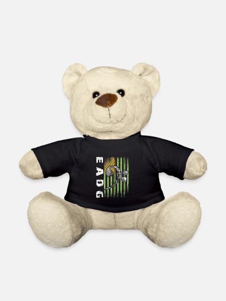 EADG Bassnoten mit amerikanischer Flagge - Teddy - Schwarz