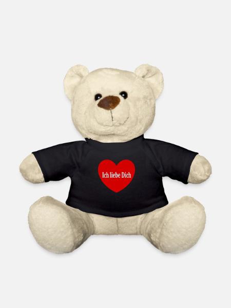 Valentinstag Geschenk Valentinstag - Teddy - Schwarz