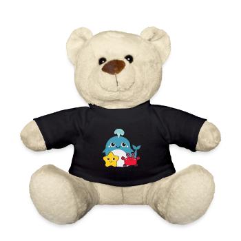 Petite baleine - Nounours - noir - Devant