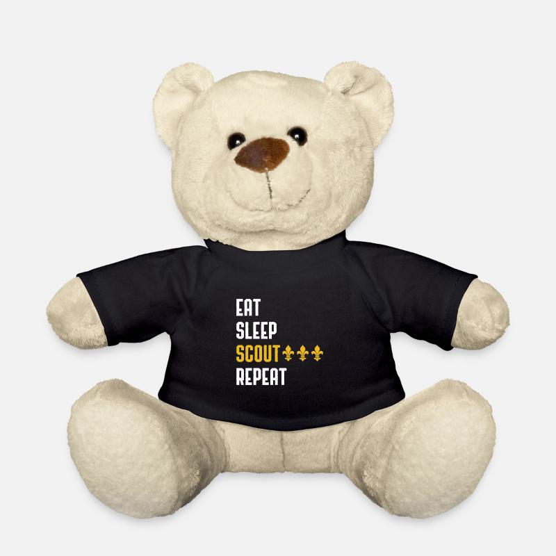 East Sleep Scout Repeat Scouting Gift Idea - Teddy Bear - black