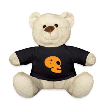 Skull Halloween - Teddy - Schwarz - Vorne