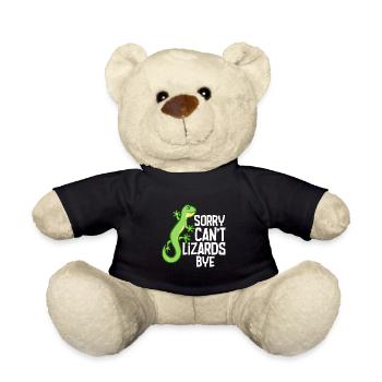 Sorry Can't Lizards Bye - Teddy - Schwarz - Vorne