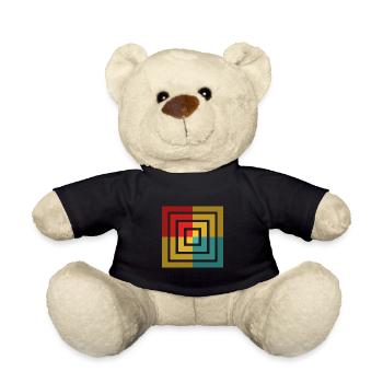 Optical illusion - Teddy Bear - black - Front