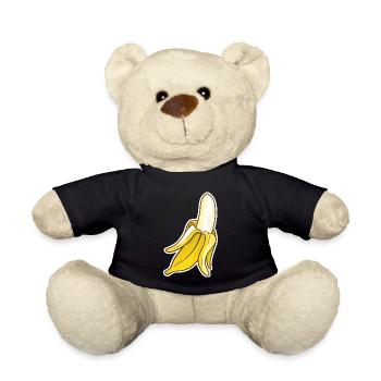 Frais pelé Banana - Nounours - noir - Devant