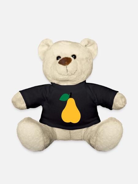 Birne - Teddy - Schwarz