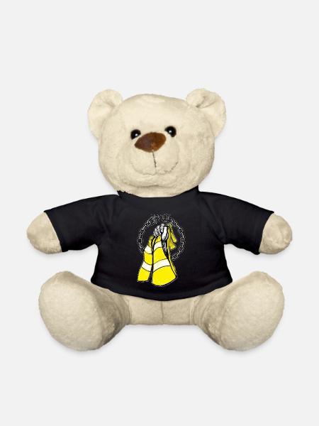 vestes jaunes - Nounours - noir