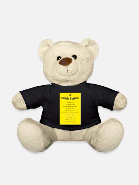 Poster Et Kölsche Jrundjesetz - Teddy - Schwarz