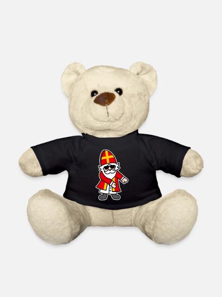 Sinterklaas Saint Nicolais Floss Dance Flossing - Nounours - noir