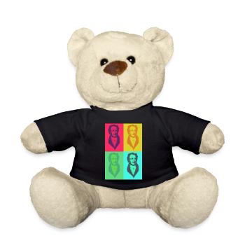 Goethe PopArt Four-Colour - Teddy Bear - black - Front