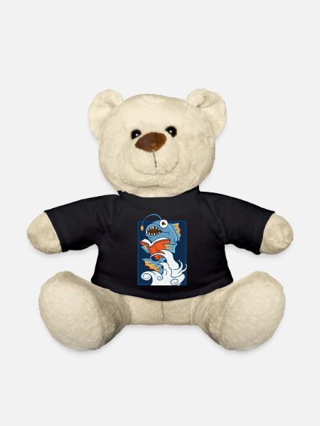 Lesender Laternenfisch - Teddy - Schwarz