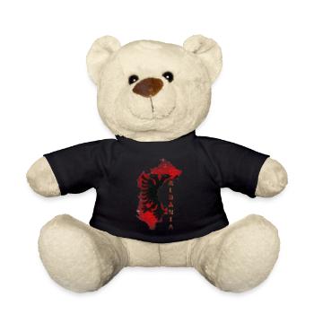 Albania - Teddy Bear - black - Front