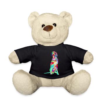 Allemand Pointer cheveux courts Drôle | Cadeau GSP DAD - Nounours - noir - Devant