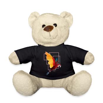 Vogel Tier Dschungel - Teddy - Schwarz - Vorne