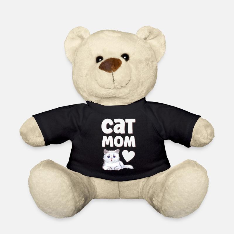 Katze Katzen - Teddy - Schwarz