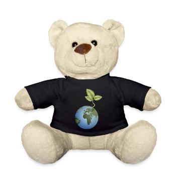 in the soil unfolds - Teddy Bear - black - Front